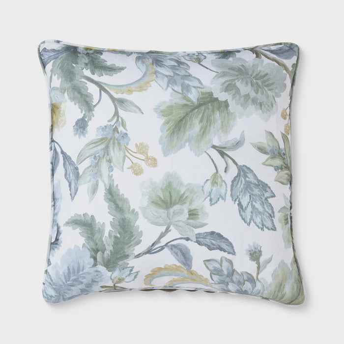 Charleston Blue 55cm Linen Cushion