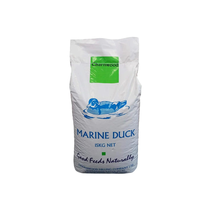 Charnwood Marine Duck Pellets 15kg bag of fish and prawn meal waterfowl feed