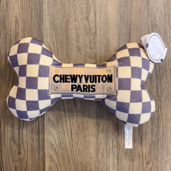Checker Chewy Vuiton XL Bone Toy - Lyla's: Clothing & Gifts - Online and Rockwall Texas Boutique