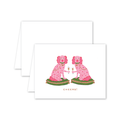 Cheers Staffordshire Champagne Dogs Card