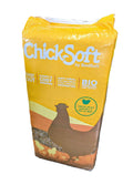 Chicksoft with Mint, 16kg bale of chopped wheat straw poultry bedding with added mint