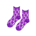 Chucks Sheer Short Crew | Purple