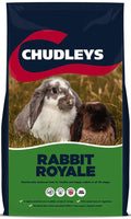 Chudleys Rabbit Royale 14kg sack, grass-based muesli mix for rabbits