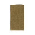 Chunky Linen Forest Green Towels 20x30