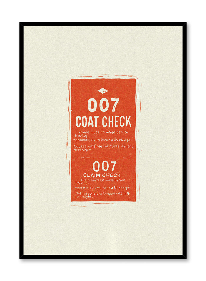 Coat Check, Poster