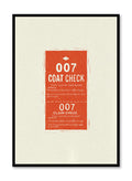 Coat Check, Poster