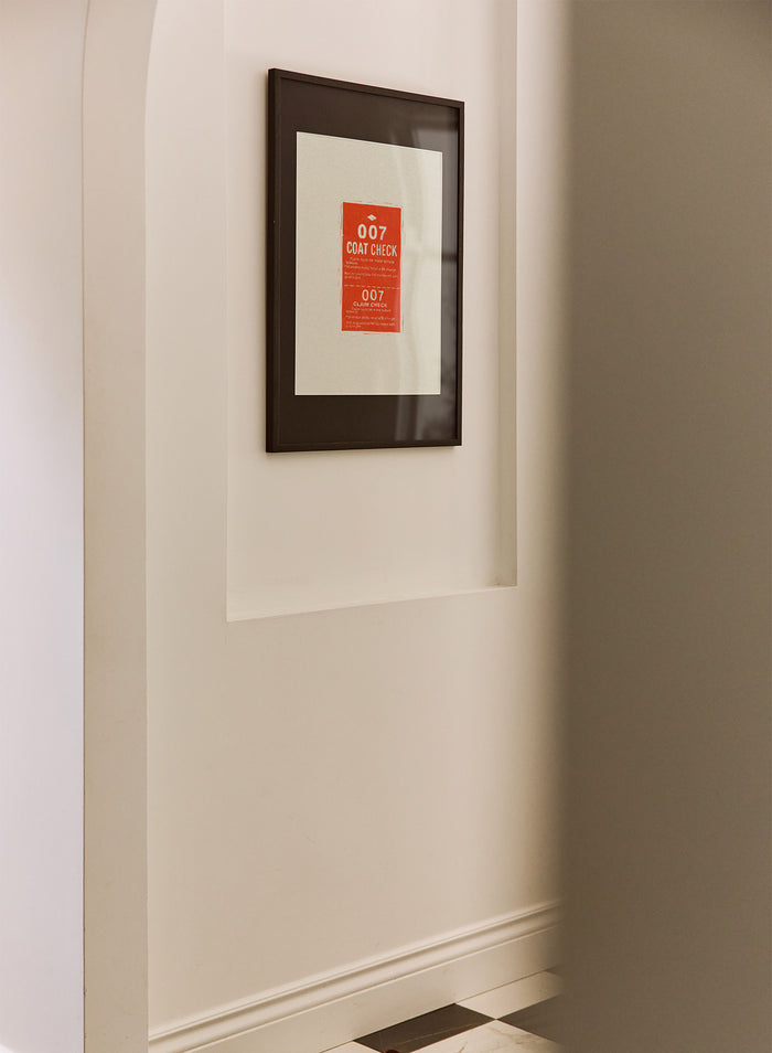 Coat Check, Poster