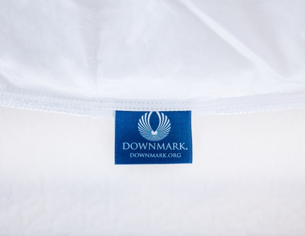 Cordoba duck down duvet edge piping detail - Mattress Miracle Brantford