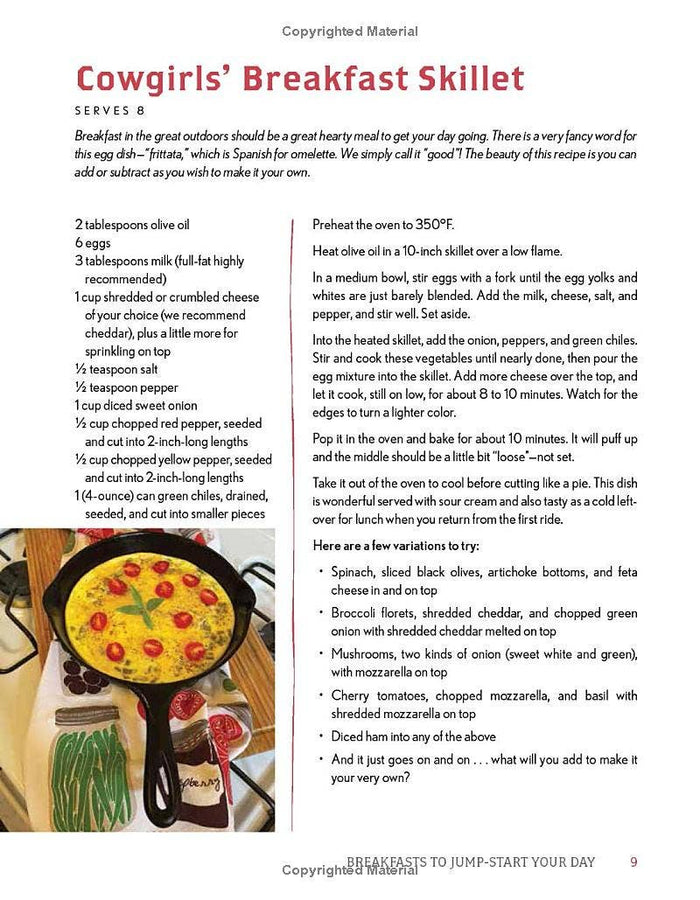 Cowgirls Cook for the Great Outdoors