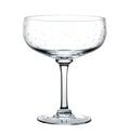 Crystal Cocktail Glasses with Stars Design, Set of 4