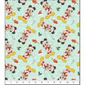 Mickey Mouse XMas Heather Cotton Fabric