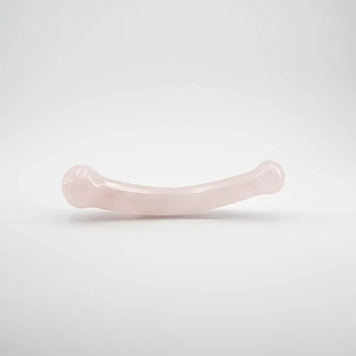 Curvella Rose Quartz Double Ended Wand / 7’’ Dildo