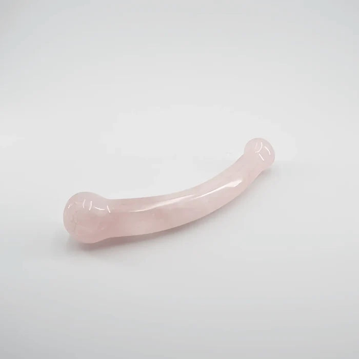 Curvella Rose Quartz Double Ended Wand / 7’’ Dildo