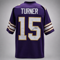 Dallas Turner Signed Throwback Player Football Jersey