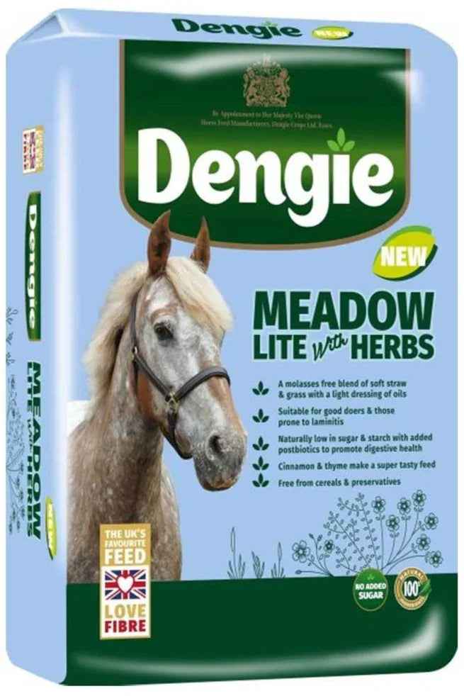 Dengie Meadow Lite with Herbs 15kg - Horse & Pony Feed