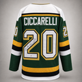 Dino Ciccarelli Signed Green Player Hockey Jersey