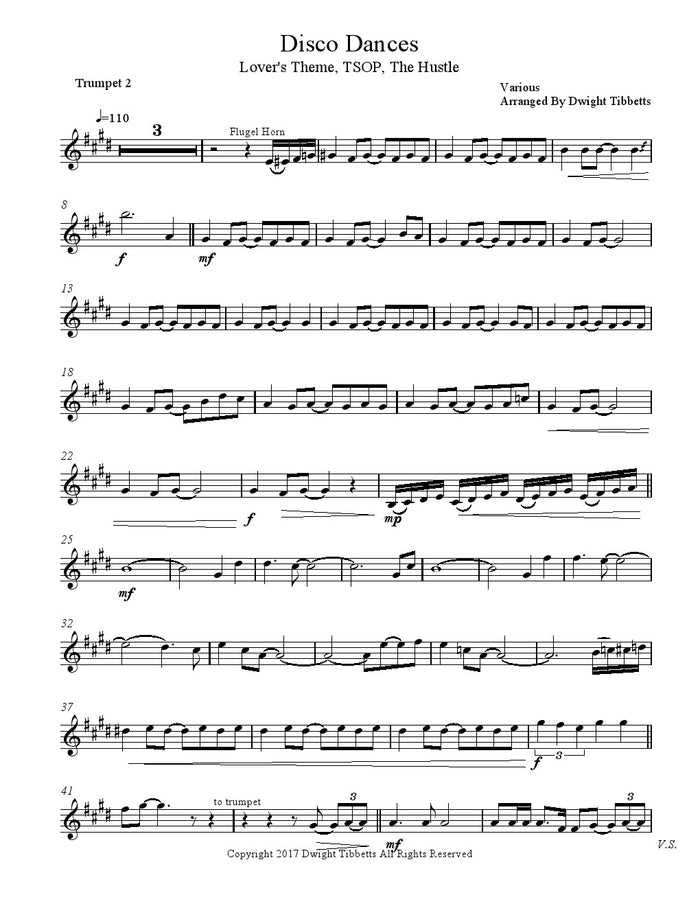 Disco Dances - Brass Quintet