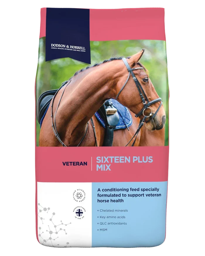Dodson & Horrell 16 Plus Mix veteran horse muesli, 20kg bag