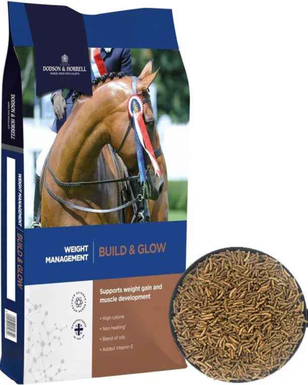 Dodson & Horrell Build & Glow conditioning feed in an 18kg bag