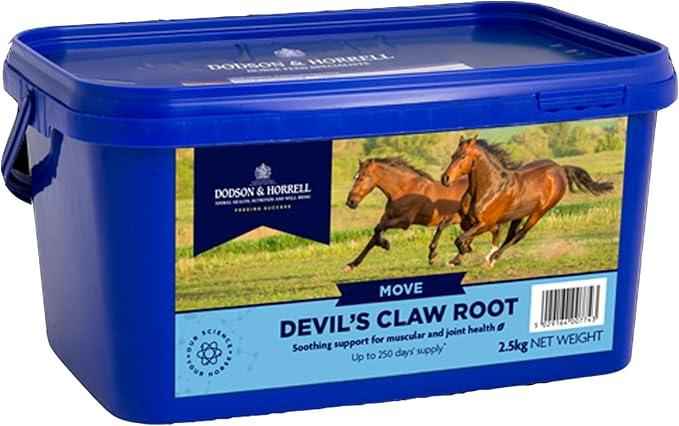 Dodson & Horrell Devil’s Claw Root 1.5kg tub of pure dried root for horses