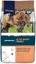 Dodson & Horrell Elite Sport Muesli 20kg feed bag, oat-free low starch performance muesli