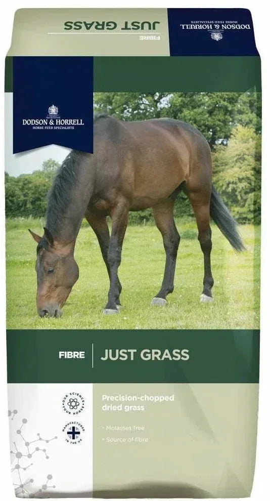 Dodson & Horrell Just Grass dried grass chaff for horses, 12.5kg bag