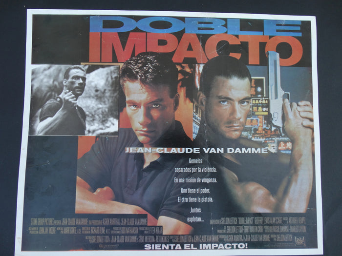 Double Impact (Doble Impacto) Lobby Card