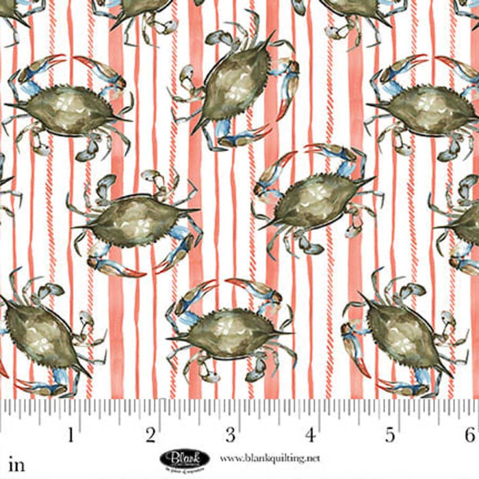 Double Sided Cotton Blanket - Seaside Boil Crabs Cotton