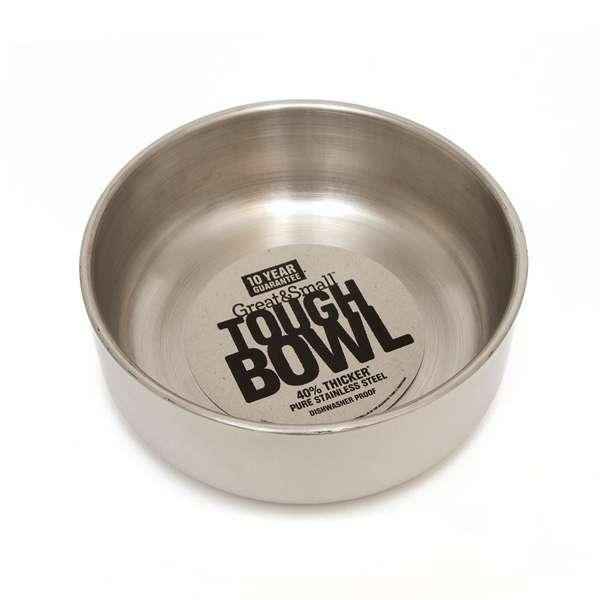 Great & Small double walled stainless steel pet bowl in the medium size