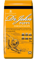 Dr John Puppy with Chicken 10kg, a complete dry food for puppies from weaning onwards