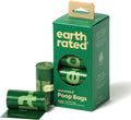 Earth Rated unscented poo bags, 120 bags supplied on 8 refill rolls