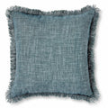 Eli Fringe Blue Cushion 50cm