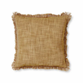 Eli Fringe Mustard Cushion 50cm