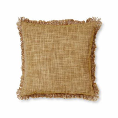 Eli Fringe Mustard Cushion 50cm