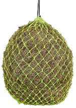 Elico Helston small haynet in lime green, 80cm long with 5cm mesh and hanging rope