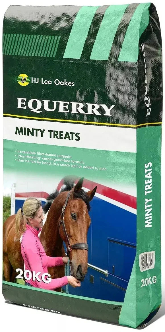 Equerry Minty Horse Treats 20kg sack of spearmint-flavoured nuggets