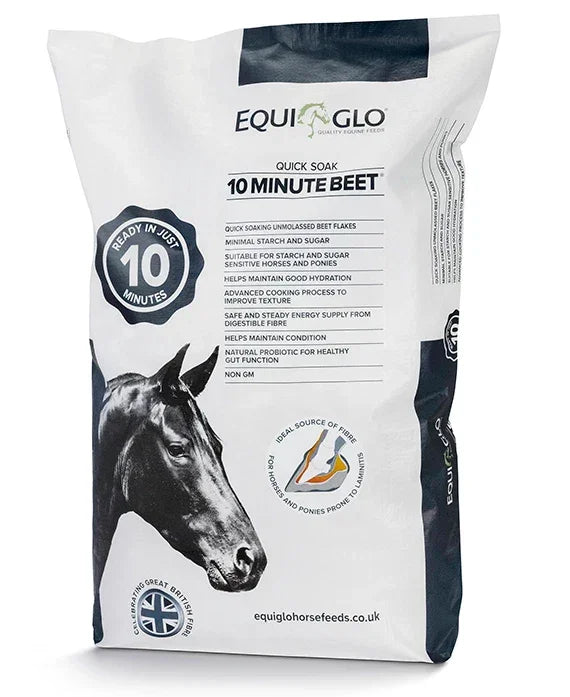 Equiglo Quick Soak 10 Minute Beet unmolassed sugar beet flakes, 18kg bag