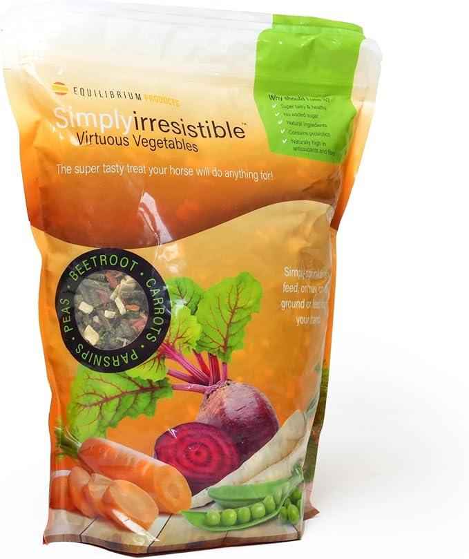 Equilibrium Simply Irresistible Virtuous Vegetable dried vegetable horse feed topping, 1.5kg pack
