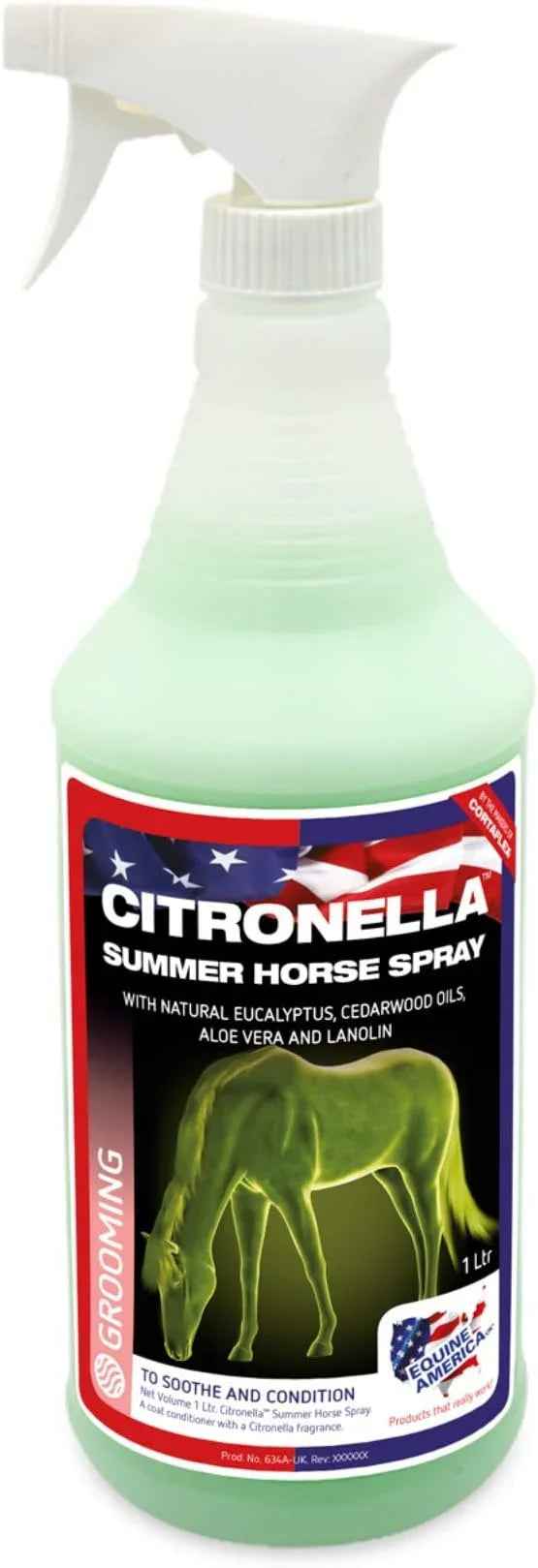 Further view of the Equine America Citronella Summer Horse Spray 1 litre bottle
