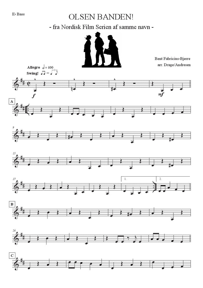 Fabricius-Bjerre - Olsen Banden - Brass Band