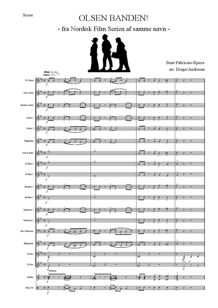 Fabricius-Bjerre - Olsen Banden - Brass Band
