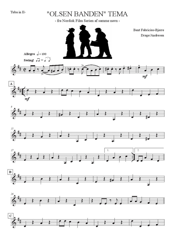 Fabricius-Bjerre - Olsen Banden - Brass Quintet