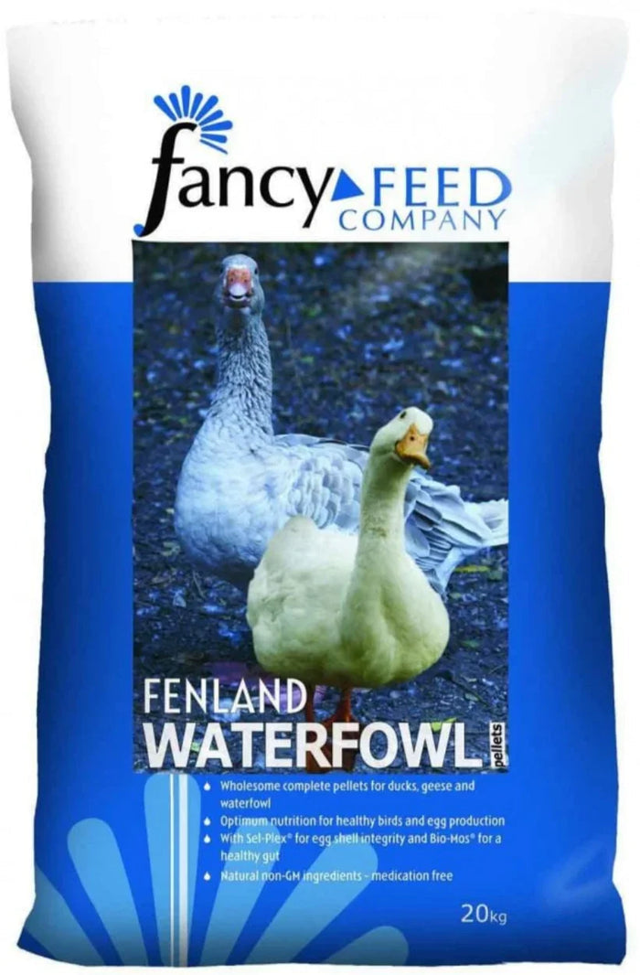 Fancy Feed Company Fenland Waterfowl Pellets, 20kg sack of complete feed for ducks and geese
