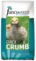 Fancy Feeds Chick Crumb 20kg sack of complete starter feed for young poultry, ducklings and goslings
