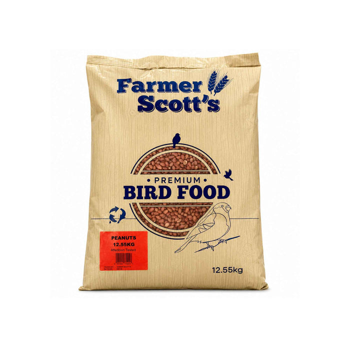 Farmer Scott's wild bird peanuts 12.55kg sack of whole peanuts