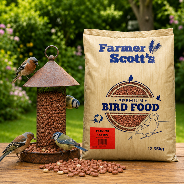 Additional view of the Farmer Scott's 12.55kg wild bird peanut sack