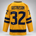 Filip Gustavsson Signed Sweden Player Hockey Jersey