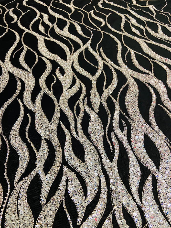 Firey Beaded Sequins