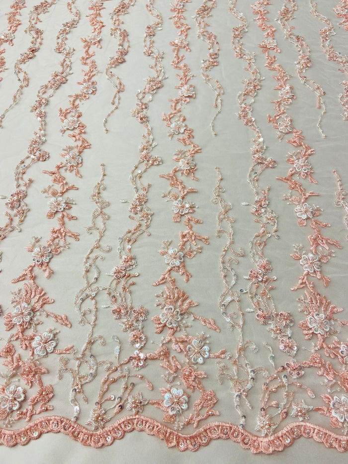 Florette Beaded Lace