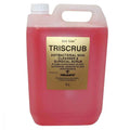 Gold Label Triscrub antibacterial skin cleanser in a 5 litre container